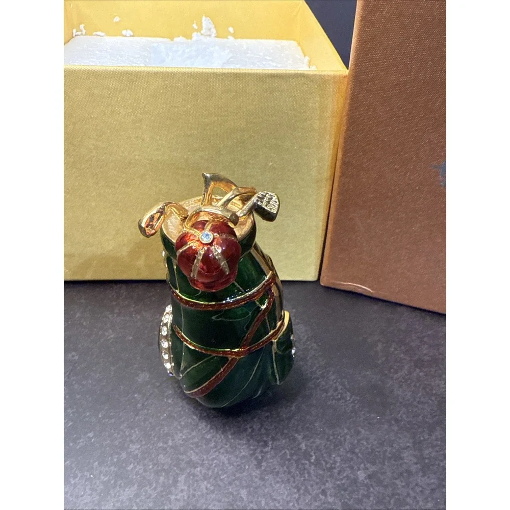 Hinged Golf Bag Trinket-see Pics On One Club.